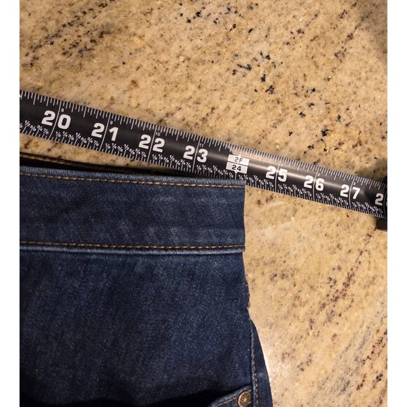 New! Catherines Women's 30W Capri Jeans Blue Elastic Comfort Waist Denim 48x21" - Picture 3 of 12